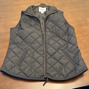 Old Navy Dark Quilted Vest